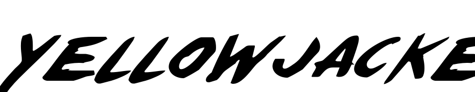Yellowjacket Italic Schrift Herunterladen Kostenlos