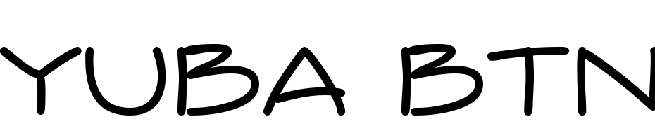 Yuba BTN Font Download Free