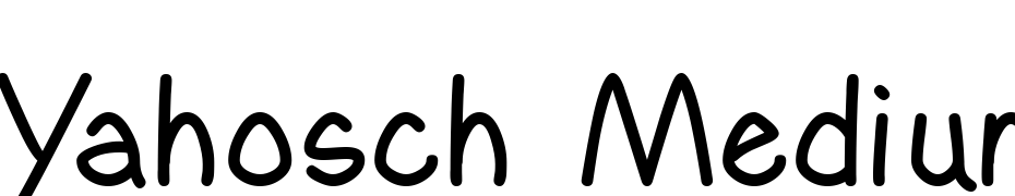 Yahosch Medium Font Download Free