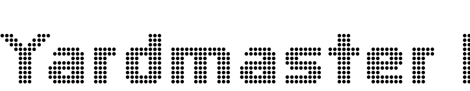 Yardmaster D Scarica Caratteri Gratis