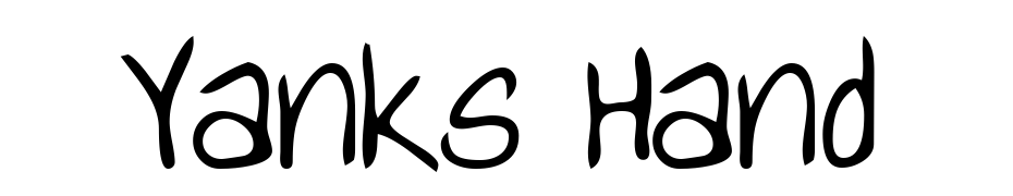 Yanks Hand Scarica Caratteri Gratis