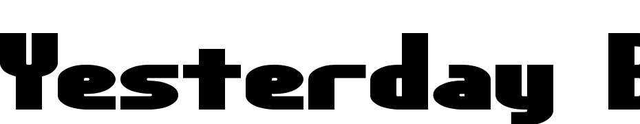 Yesterday BRK Font Download Free
