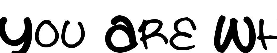 You Are What You Eat Font Download Free