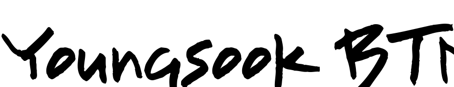 Youngsook BTN Font Download Free