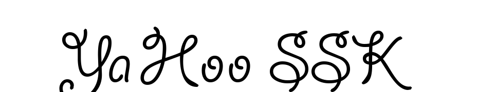 Ya Hoo SSK Font Download Free