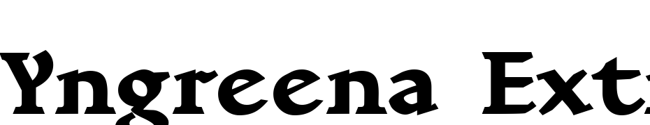 Yngreena Extra Bold Font Download Free