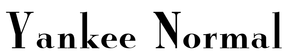 Yankee Normal Font Download Free