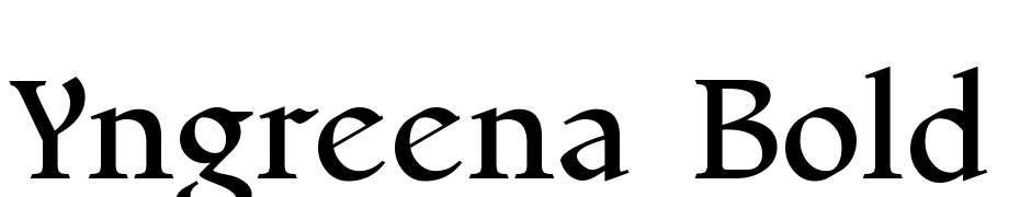 Yngreena Bold Font Download Free