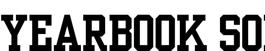 free download yearbook solid font
