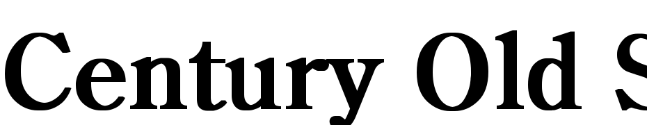 Century Old Style Bold Schrift Herunterladen Kostenlos