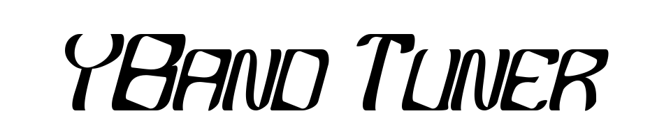 YBand Tuner Font Download Free