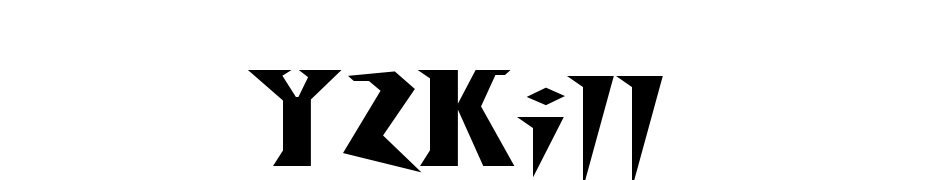 Y2Kill Font Download Free