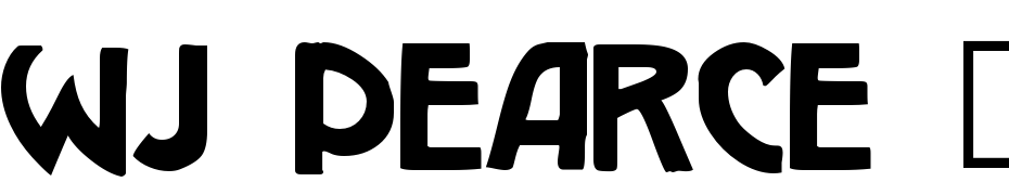 W.J. Pearce 213 Font Download Free