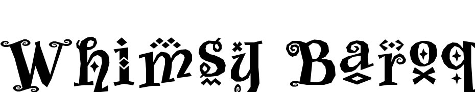 Whimsy Baroque ICG Heavy Font Download Free