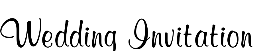 Wedding Invitation 2 Font Download Free