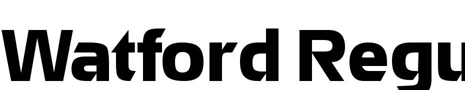 Watford Regular Font Download Free
