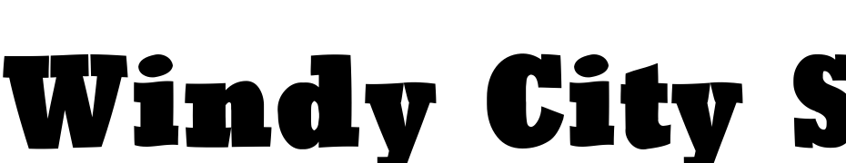 Windy City Slab Font Download Free