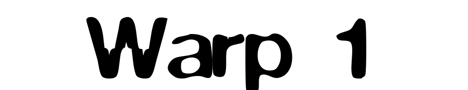 Warp 1 Font Download Free