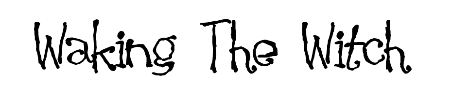 Waking The Witch Font Download Free