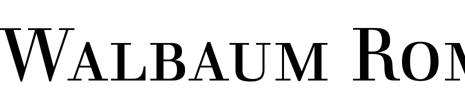 Walbaum Roman Small Caps & Oldstyle Figures Font Download Free