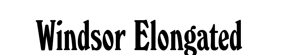 Windsor Elongated Font Download Free