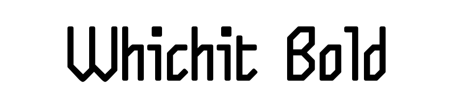 Whichit Bold Scarica Caratteri Gratis