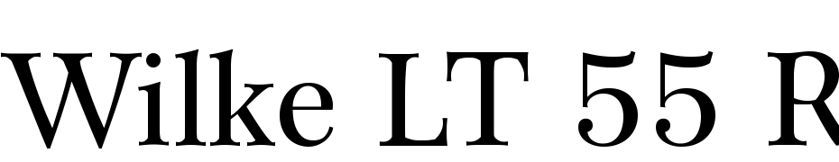 Wilke LT 55 Roman Font Download Free