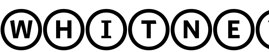 Whitney Index White Round Bd Font Download Free