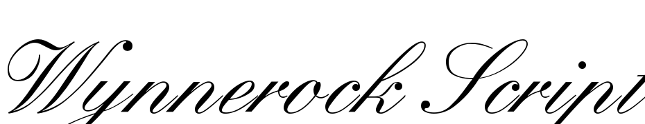 Wynnerock Script Medium Font Download Free