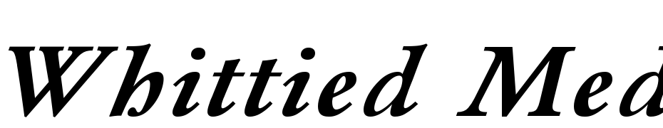 Whittied Mediu 4 Font Download Free