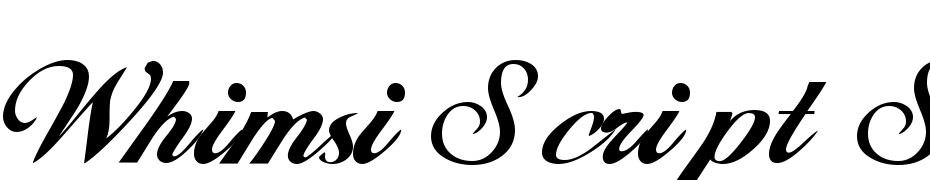 Whimsi Script SSK Font Download Free