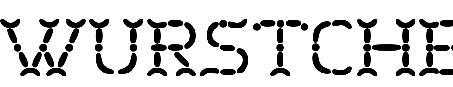 Wurstchen Dotted Font Download Free