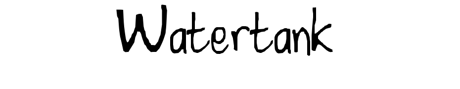 Watertank Font Download Free