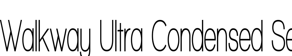 Walkway Ultra Condensed Semi Font Download Free