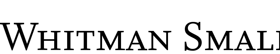 Whitman Small Caps Os F Font Download Free