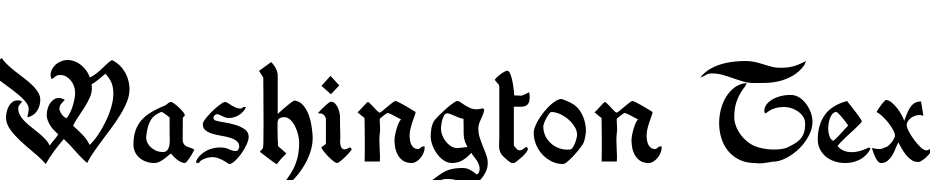 Washington Text Regular Font Download Free