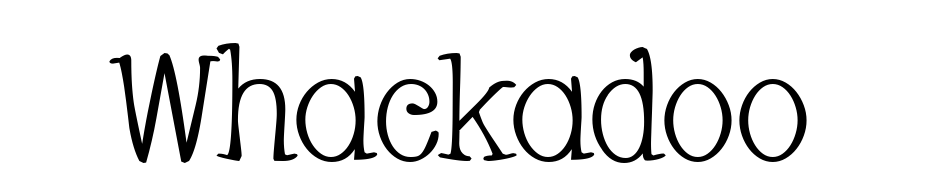 Whackadoo Font Download Free