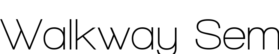Walkway Semi Bold Font Download Free