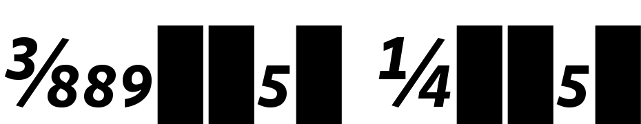 Whitney Numeric Semibold Italic Font Download Free