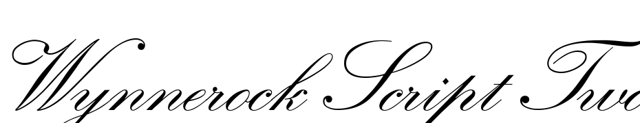 Wynnerock Script Two Bold Font Download Free