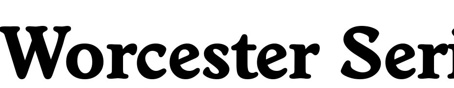 Worcester Serial Extra Bold Regular Font Download Free