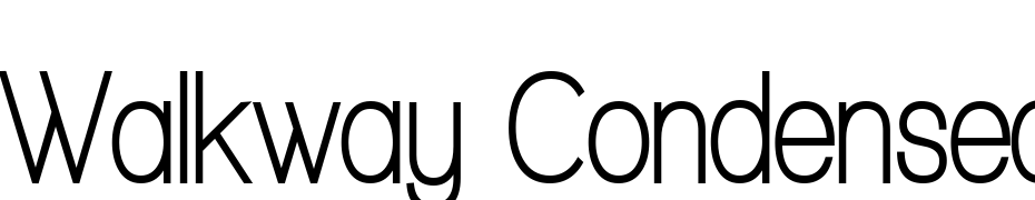Walkway Condensed Bold Font Download Free