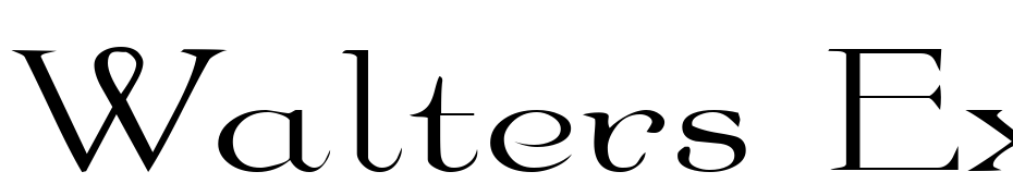 Walters Extended Font Download Free