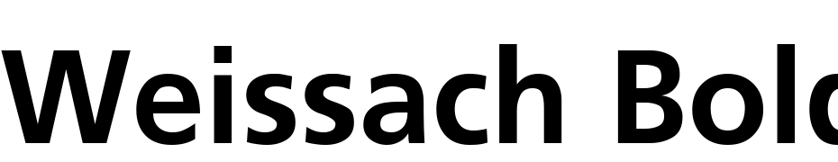Weissach Bold Font Download Free