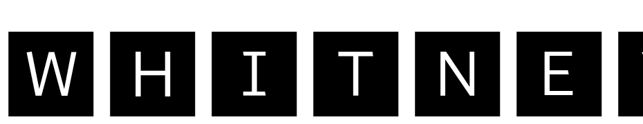 Whitney Index Black Square Lt1 Font Download Free