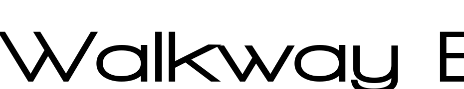 Walkway Expand Black Font Download Free