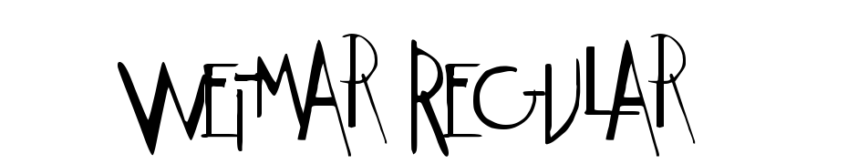 Weimar Regular Font Download Free