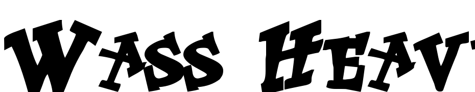 Wass Heavy Font Download Free