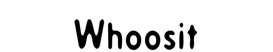 Whoosit Font Download Free