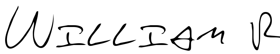 William Regular Font Download Free